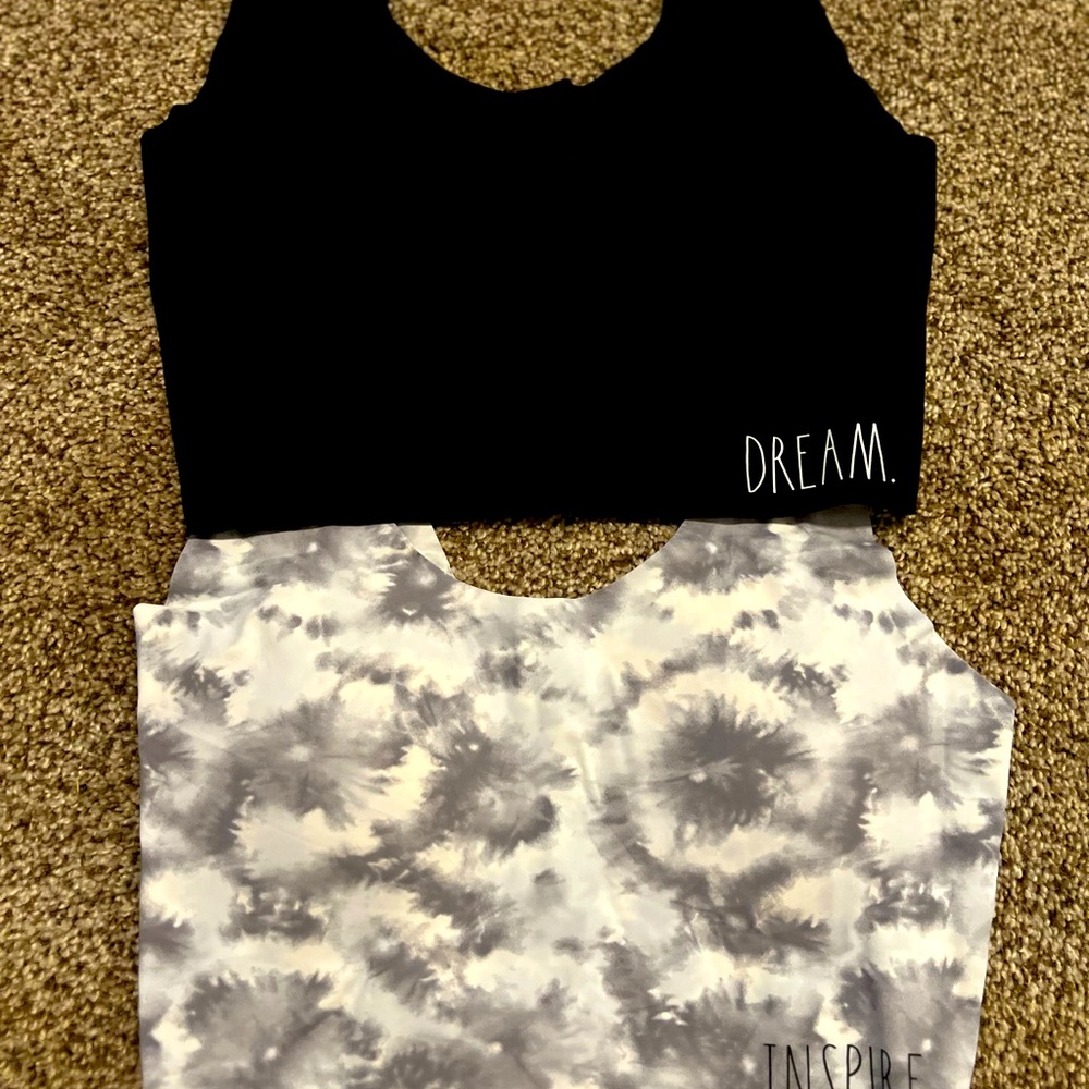 Rae Dunn women’s bralettes size Medium